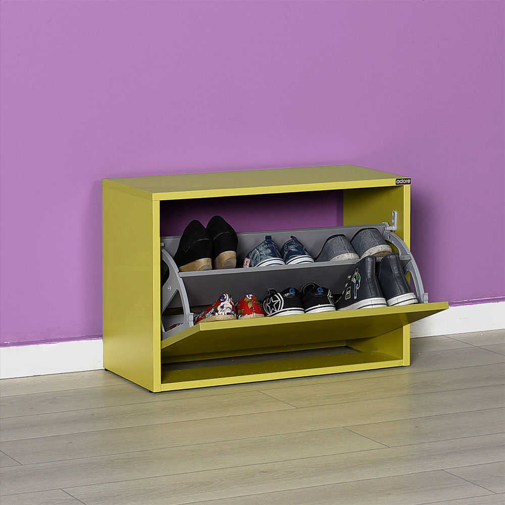 Shoe Cabinet W/ Shoe Storage Green SHC