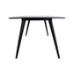 Dining Table Ukko for 6 Pax (Black)